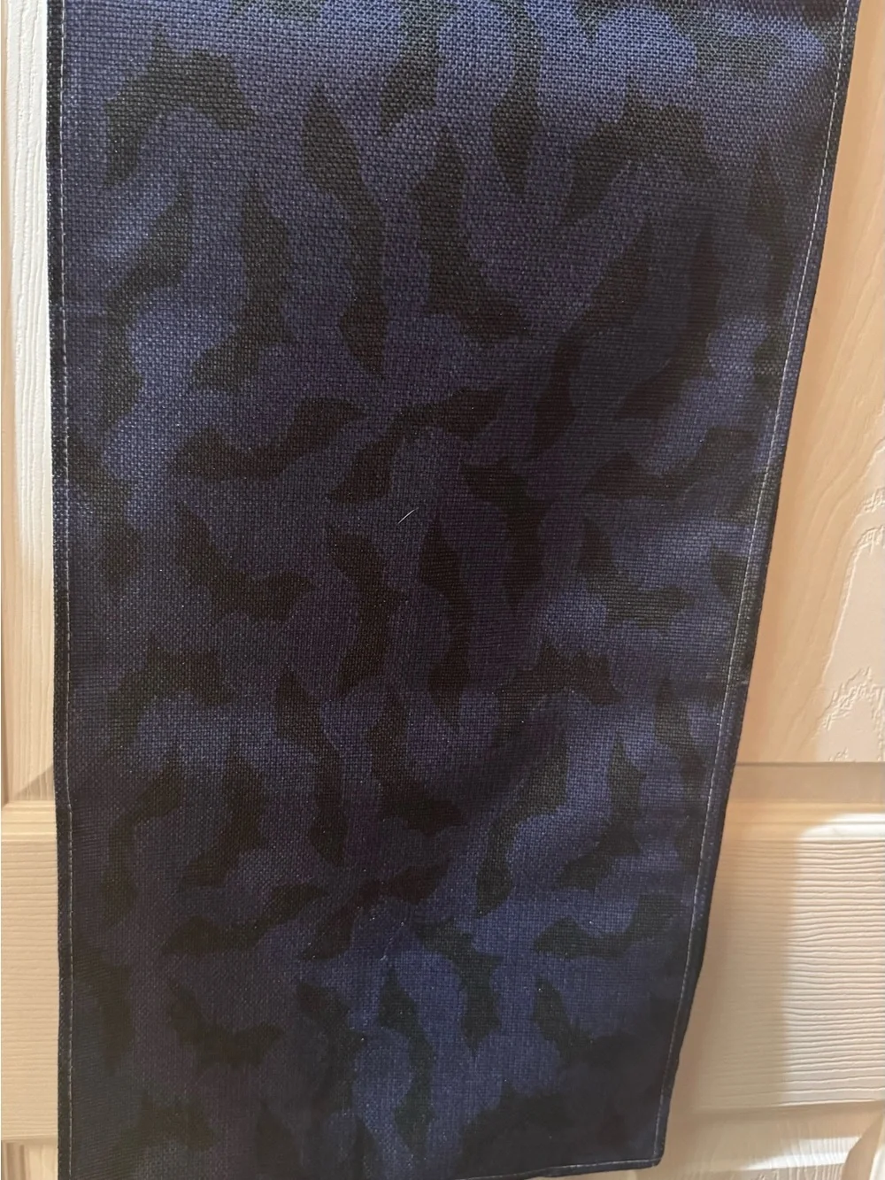 NWT Purple and Black Bat Halloween Table Runner, 13x72